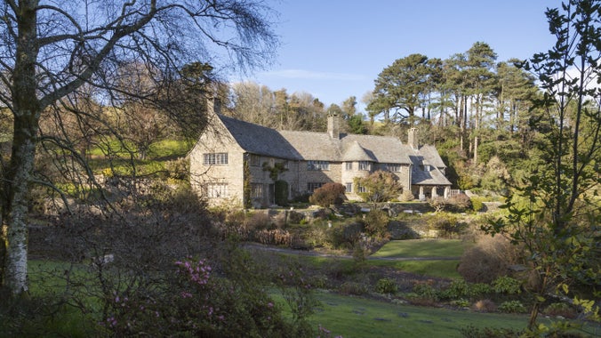 A view of the house from the Tulip Tree, Coleton Fishacre, Devon